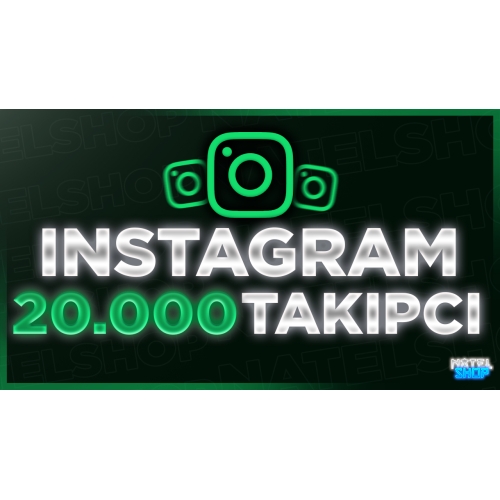  ⭐KALİTELİ INSTAGRAM 20.000 GERÇEK TAKİPÇİ⭐